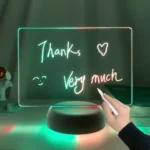 Meaningful 5-Year Work Anniversary Gift Ideas 2 LED Acrylic Note Board