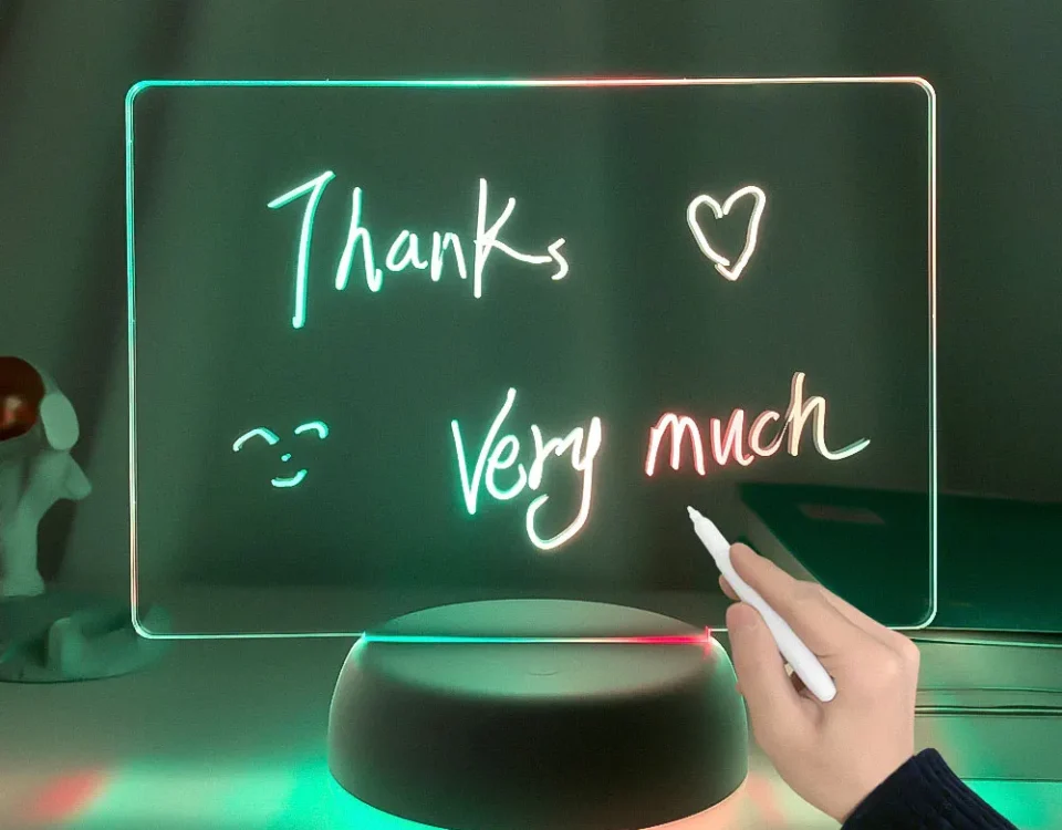 LED Acrylic Note Board