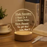 Handwritten 3D Acrylic Night Light