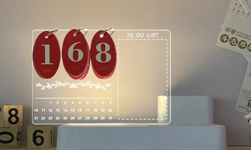 Acrylic LED Note Board Night Light