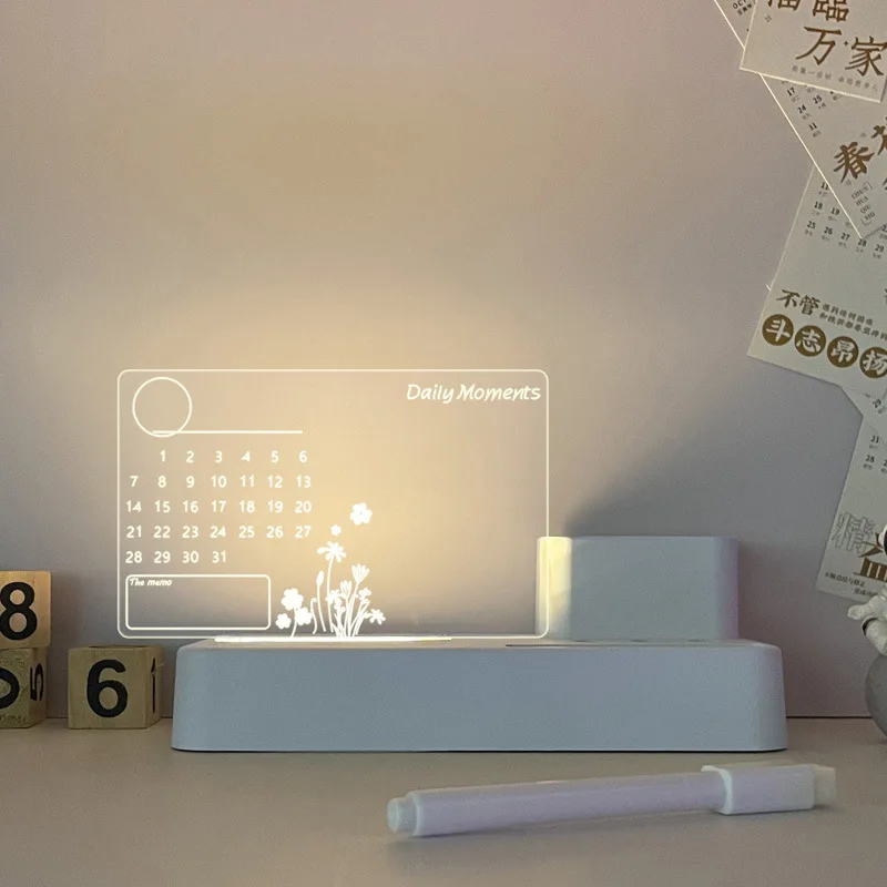 Acrylic LED Note Board Night Light