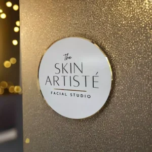 Custom Round Acrylic Logo Business Sign