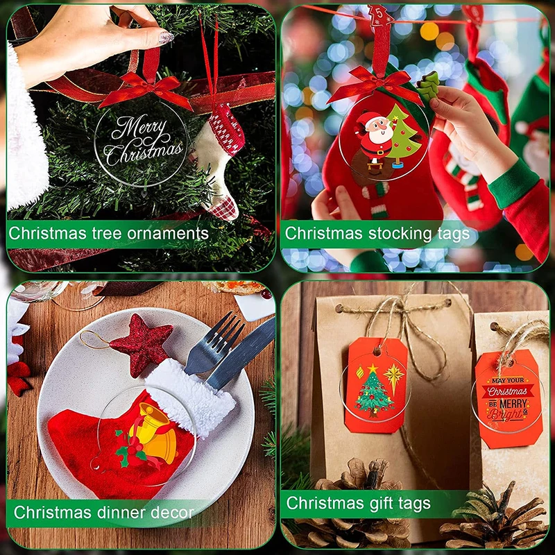 DIY Clear Acrylic Christmas Ball Ornaments 2 DIY Clear Acrylic Christmas Ball Ornaments