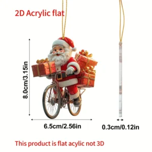 Acrylic Christmas Hanging Ornament