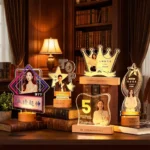 Bulk Employee Christmas Gifts Ideas for Low Budget 1 Acrylic Award Trophy