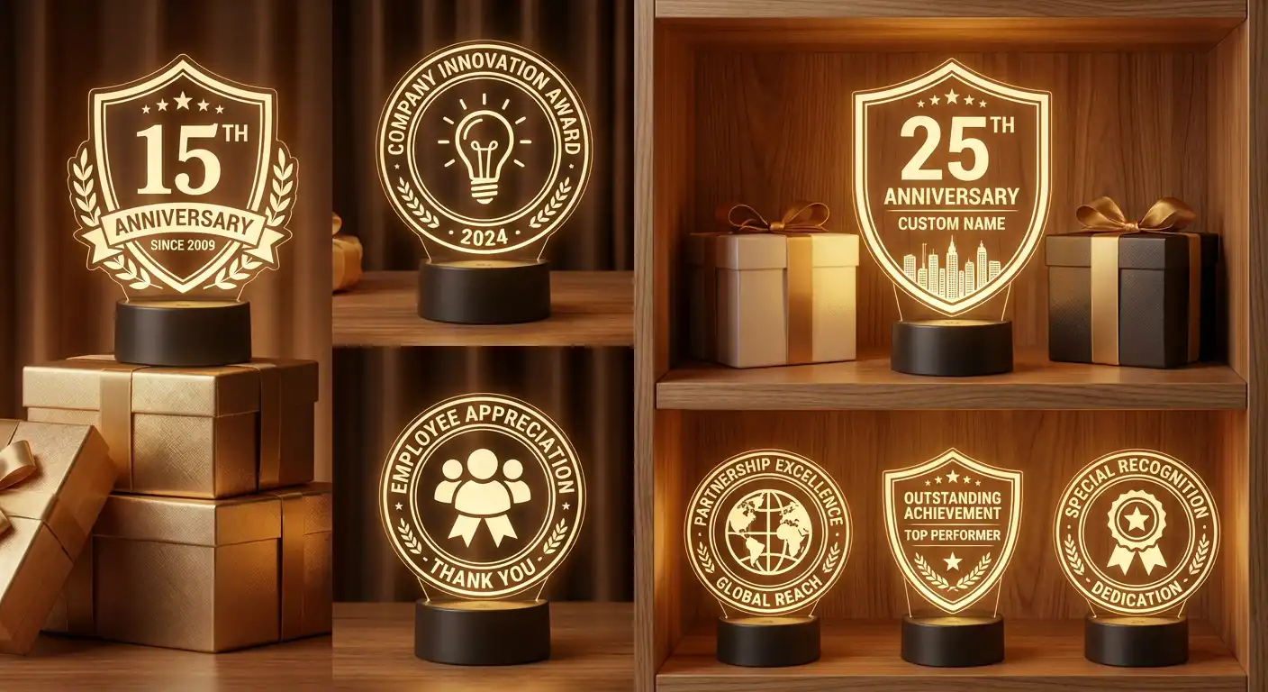 Acrylic anniversary souvenirs (2)