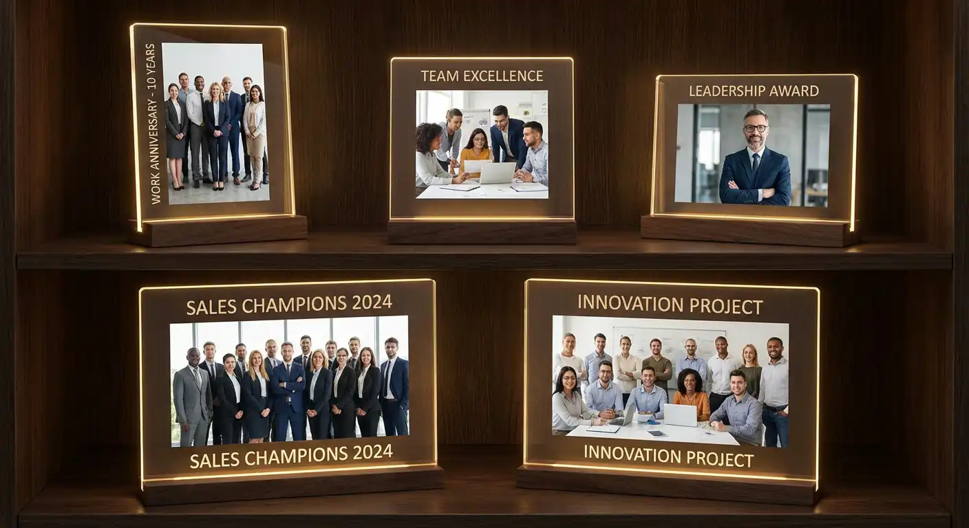 Acrylic work photo frames