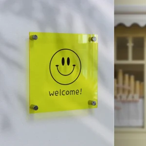 Acrylic Shop Plaque