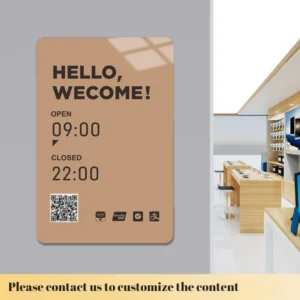 acrylic advertising board