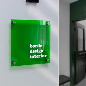 Colorful Acrylic Shop Sign