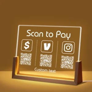 Acrylic QR Code Stand