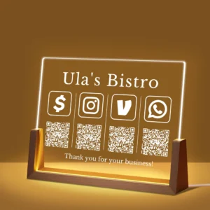 Acrylic QR Code Stand