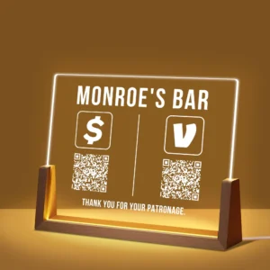 Acrylic QR Code Stand