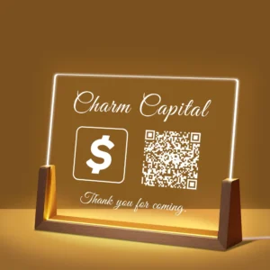 Acrylic QR Code Stand