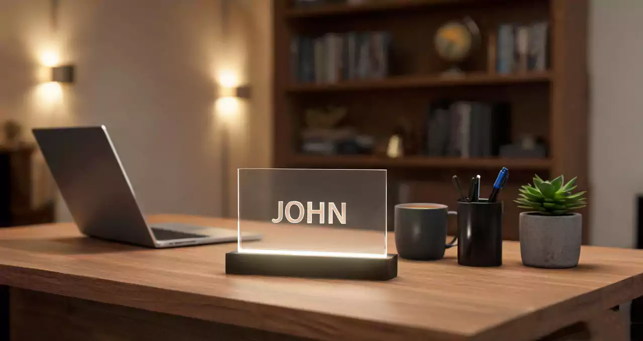 desk sign