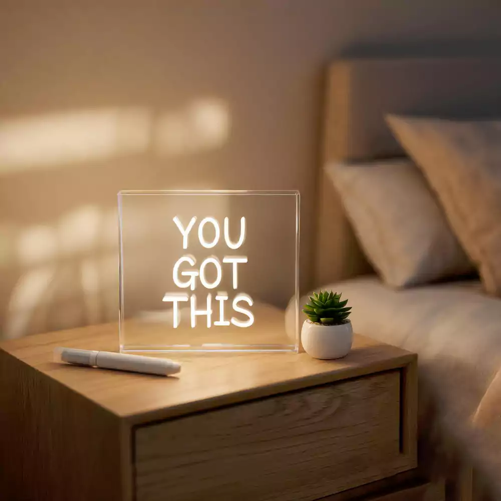 Acrylic Message Board 3D Night Light 1 Acrylic Message Board 3D Night Light