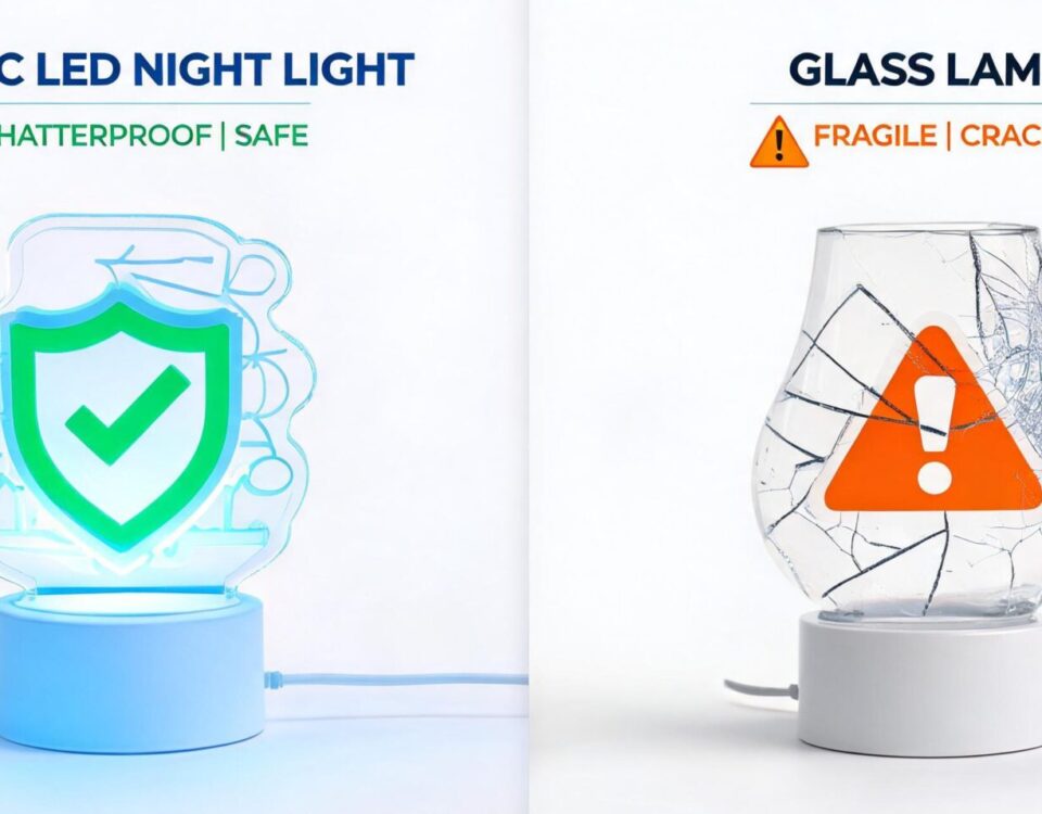 Acrylic vs Glass: Which Is Safer for Kids' Room Lighting? 7 acrylic vs glass cover e1789191646420