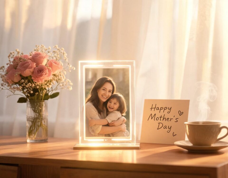 Thoughtful Mother's Day Gift Ideas with Personalized LED Lights 6 hol2 mothers day e1789189844149