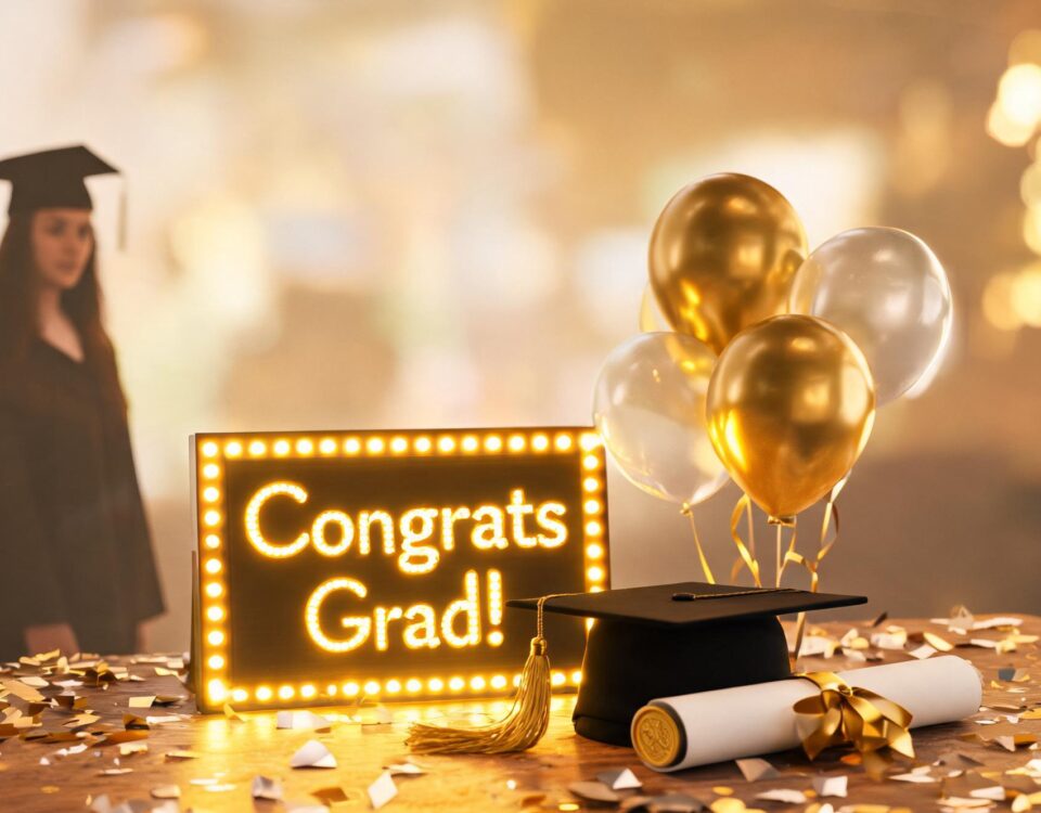Best Graduation Gifts: Personalized LED Keepsakes for 2026 Grads 11 hol4 graduation e1789189445821