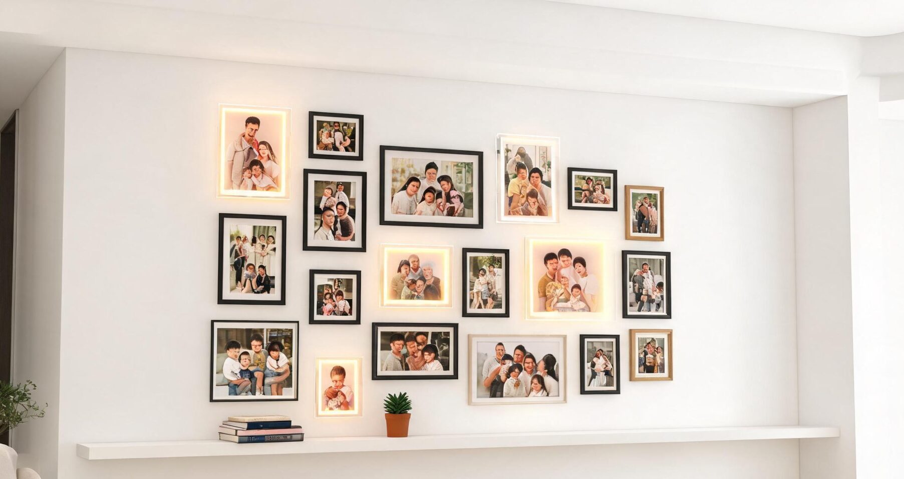 Creative LED photo display ideas beyond traditional frames